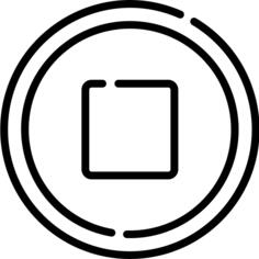 Stop button