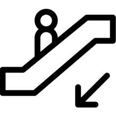 自动扶梯下来