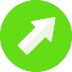Diagonal arrow