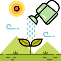 洒水