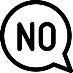 No