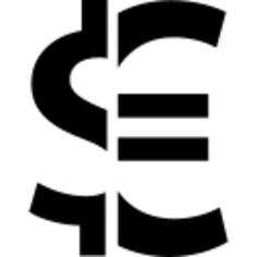 Dollar euro money symbol