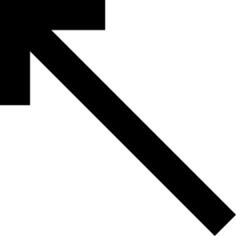 Diagonal arrow