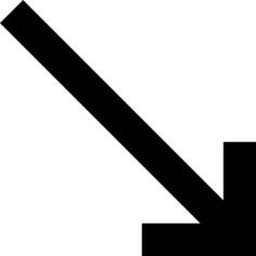 Diagonal arrow