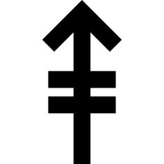 向上箭头