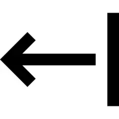 Left arrow