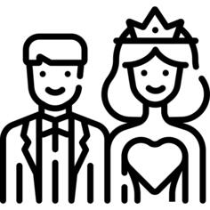Bride and groom