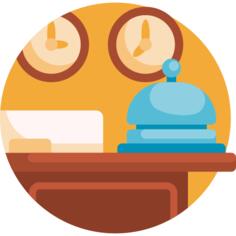 Reception desk