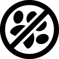No animals allowed