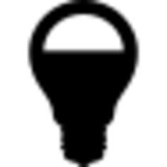 Lamp lightbulb with black area