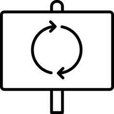 Circular arrows