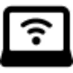 有wifi标志的膝上型计算