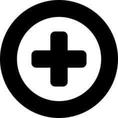 Round add button