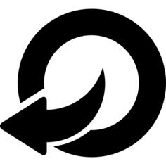 Left arrow back button