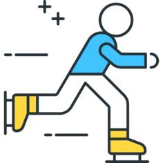 Ice skating