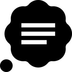 Thought bubble