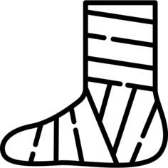 Broken leg