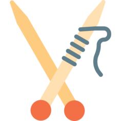 Knitting needles