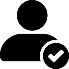 User verification interface symbol