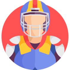 American football player