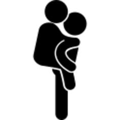 Man carrying other person on his back