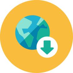 Earth globe