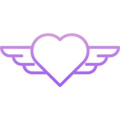 Heart wings