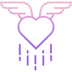 Heart wings