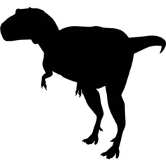 Gorgosaurus dinosaur shape