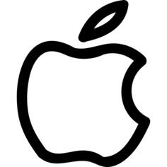 Apple品牌手绘标志大纲