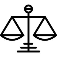 Scale symbol of justice
