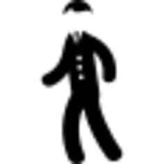 Elegant man walking