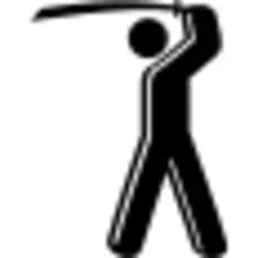 男子用长长的瘦剑