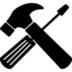 修理工具交叉