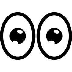 Cartoon eyes