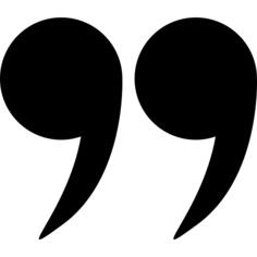Right quotes symbol