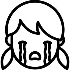 女孩在哭