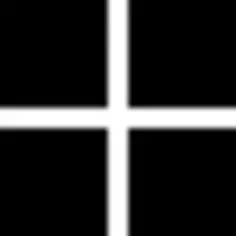 Four grid layout design interface symbol