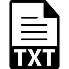 Txt文本文件扩展名符号