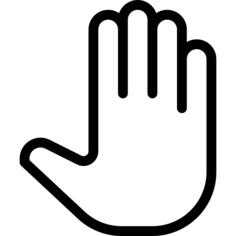 Open hand