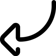 Curve arrow