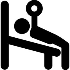 Weightlifter silhouette