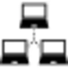 三台计算机教育网络符号