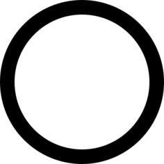 Blank circle