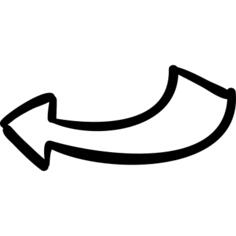 Back drawn arrow