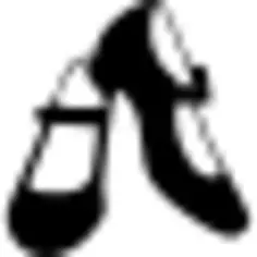 Female flamenco dancer shoes