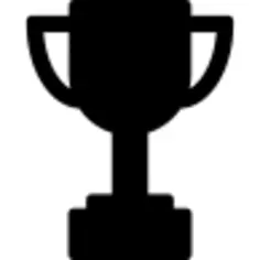 奖杯嬉戏杯子剪影