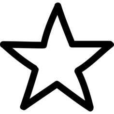 明星手绘符号大纲