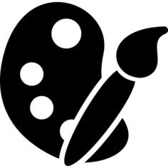 油漆和刷子