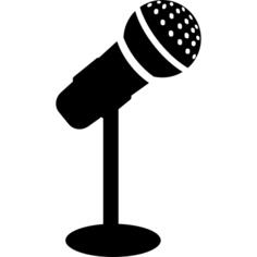 Microphone for a singer or a conference
